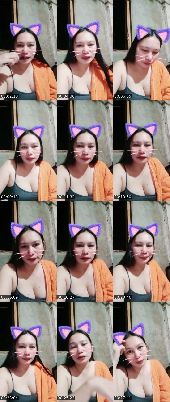 Contact-sheet preview of 🐺Carolina👄👄's Liveme recording