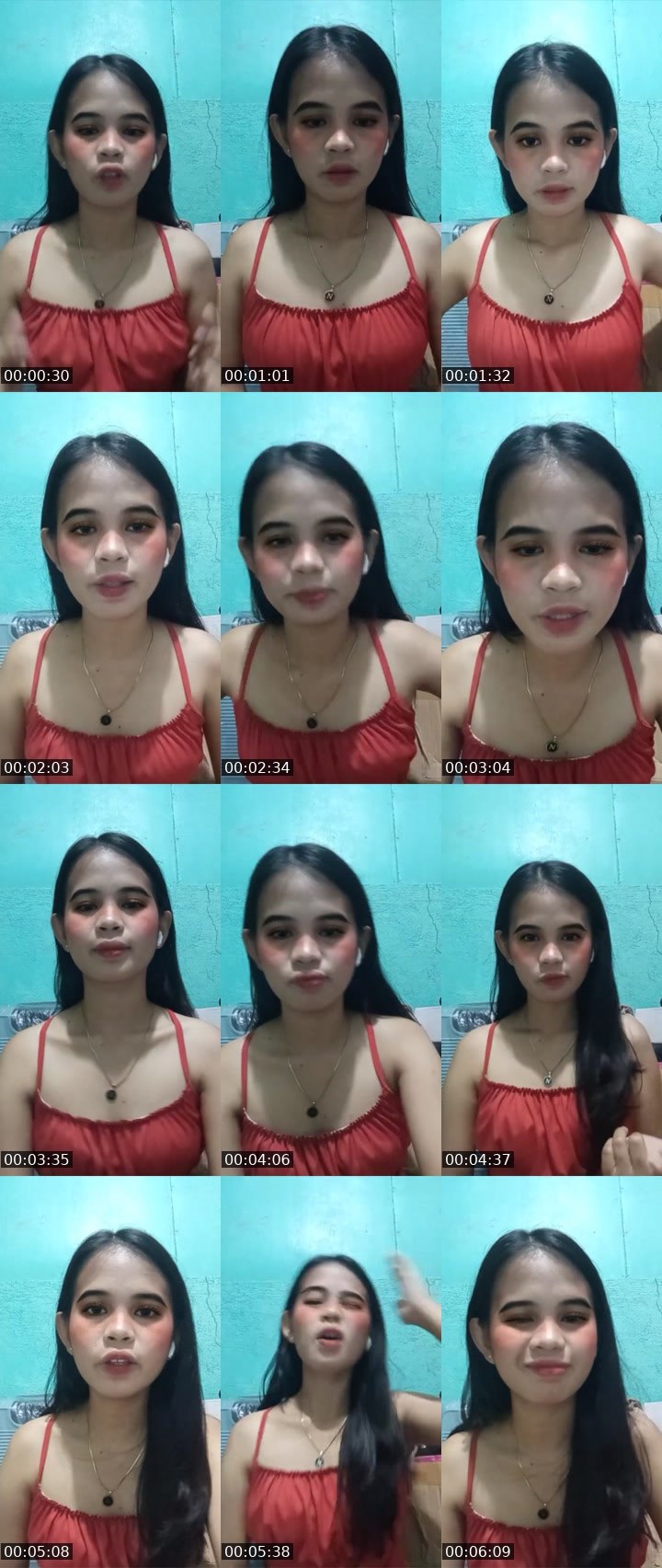 Contact-sheet preview of 🍃🫅Aira🌼's Liveme recording