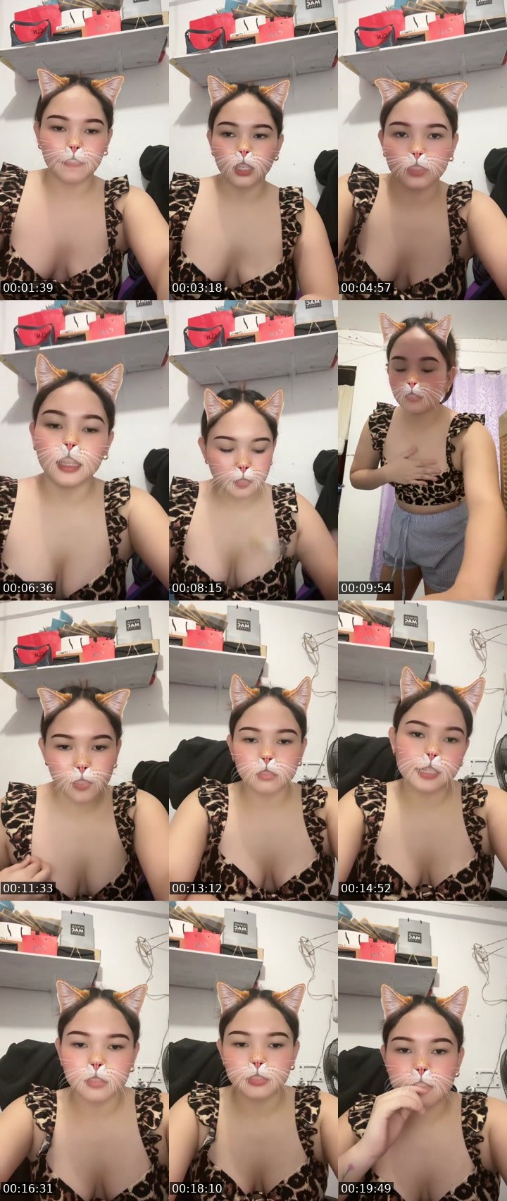 Contact-sheet preview of 👸🍀Kirsten📚♾️ ᶻⁱᵒⁿ's Liveme recording