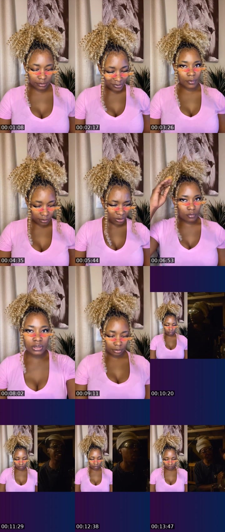 Contact-sheet preview of ✨𝑺𝒆𝒓𝒆𝒏𝒆🥵🥰's Liveme recording