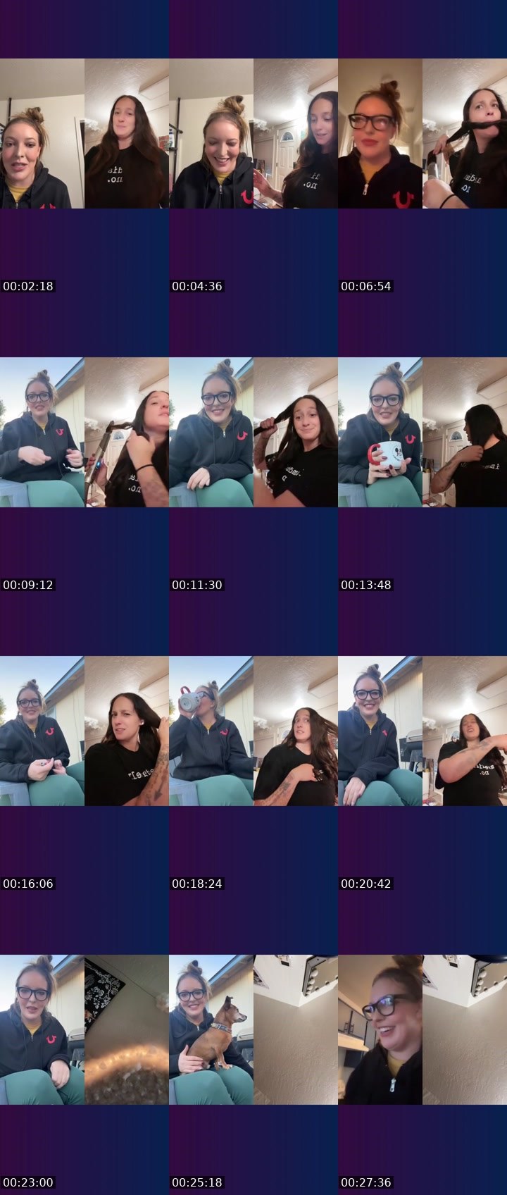 Contact-sheet preview of ✨Jenna✨'s Liveme recording