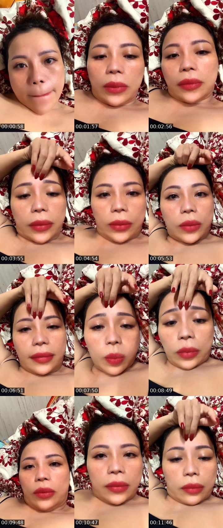 Contact-sheet preview of Kimkim👀's Liveme recording