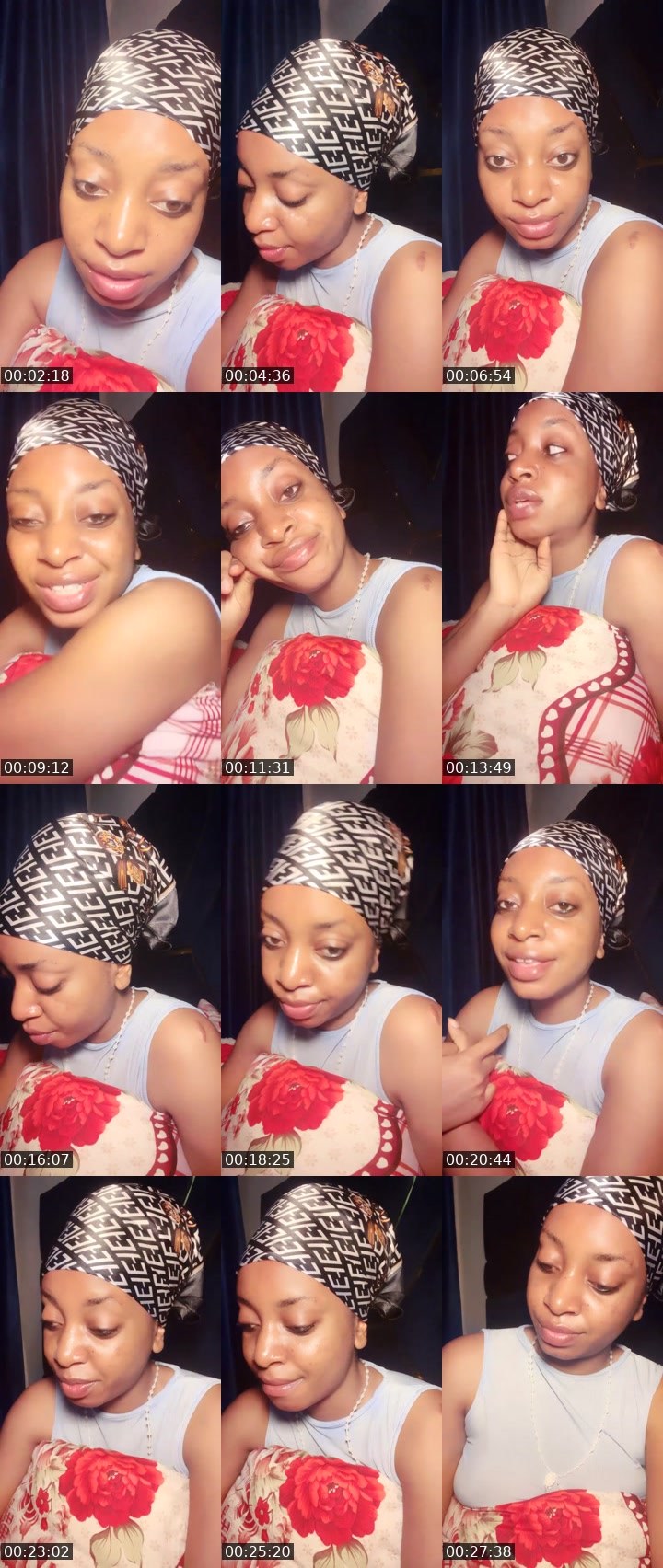 Contact-sheet preview of MistyQueen's Liveme recording