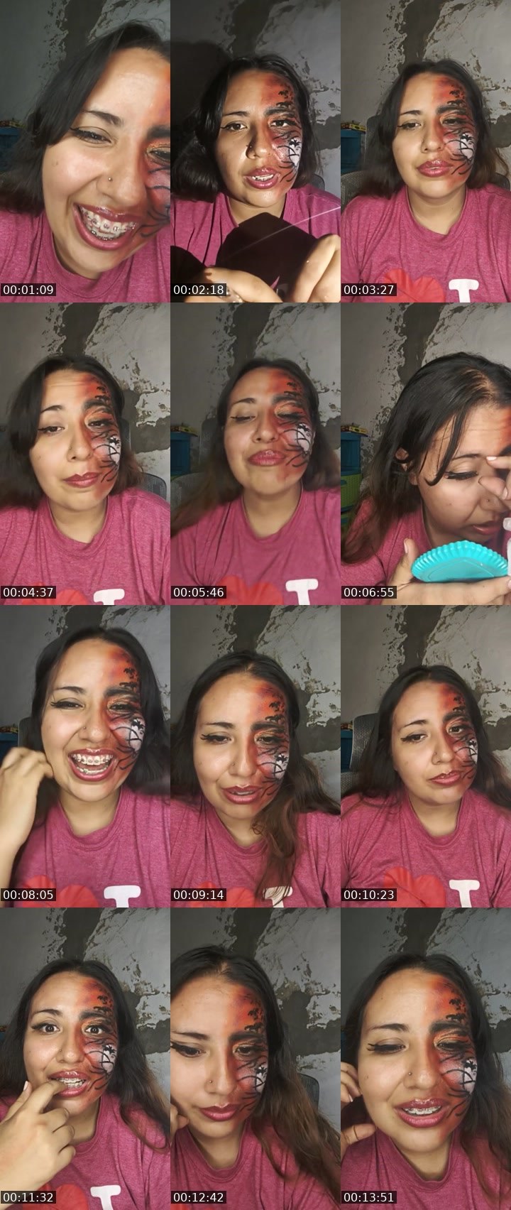 Contact-sheet preview of 🍿VALGrrr🐯's Liveme recording