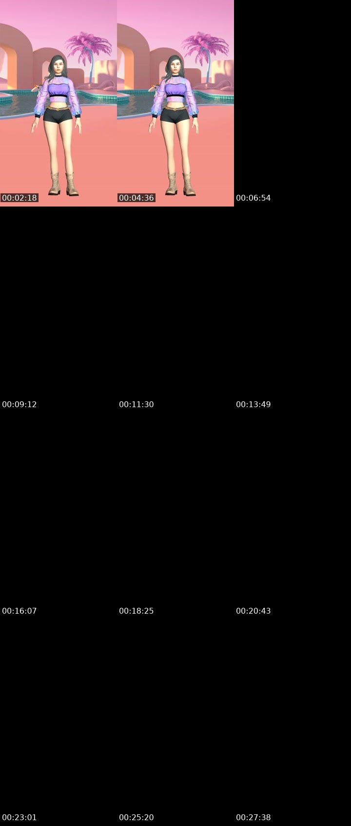 Contact-sheet preview of deja AAA's Liveme recording