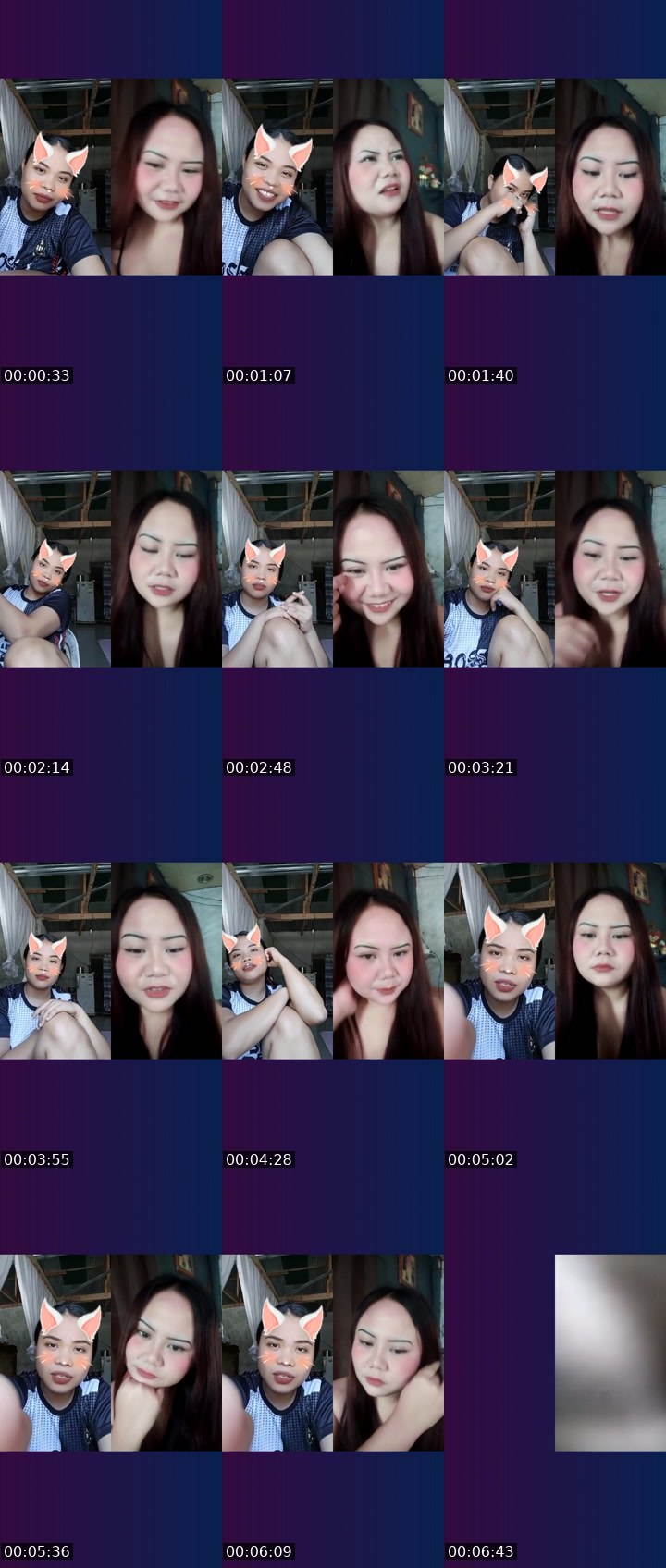 Contact-sheet preview of 💸$ᴵᴬ💎Ann🌷's Liveme recording