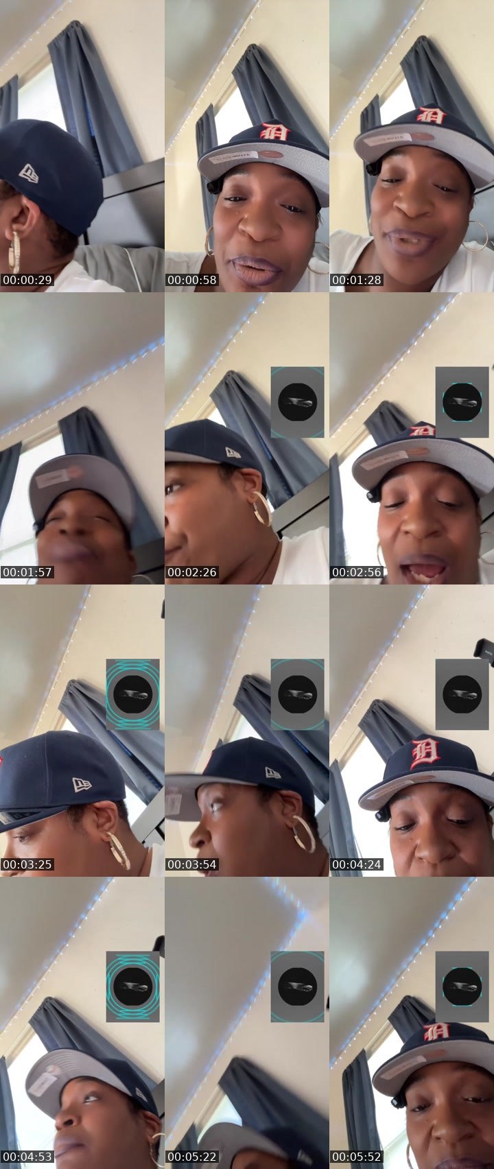 Contact-sheet preview of ♑️IAmSєχуCαρяι¢σяи🌈's Liveme recording