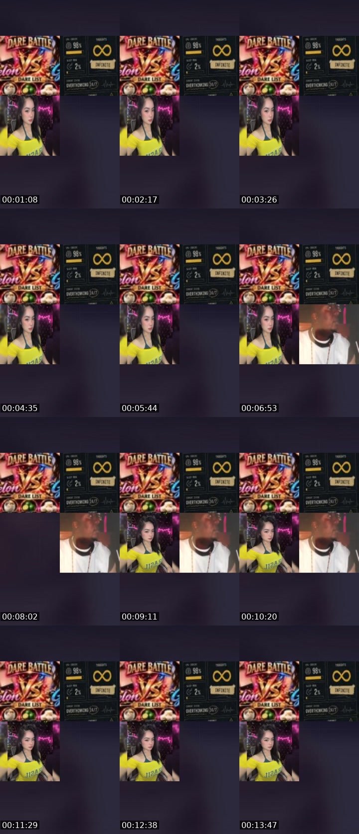 Contact-sheet preview of ☝️💙𝓖𝓵𝔂's Liveme recording