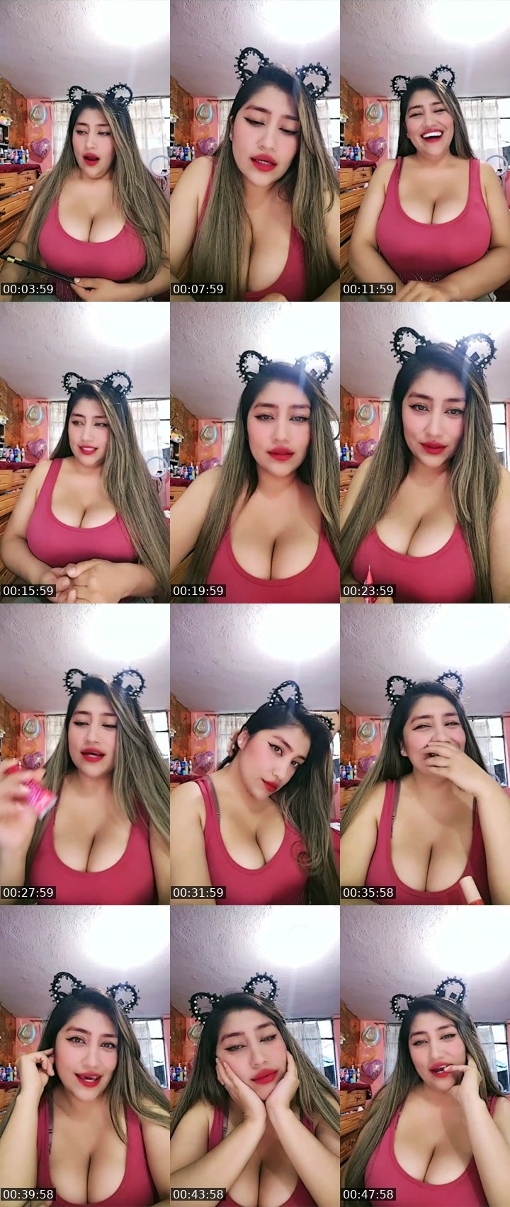 Contact-sheet preview of 🌐👻𝓓ulce🍒's Liveme recording