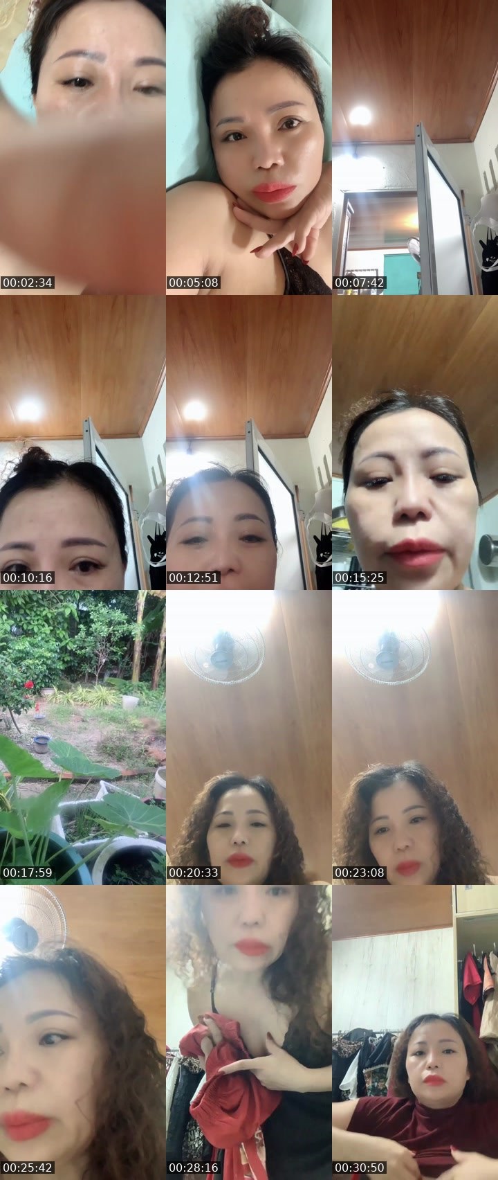 Contact-sheet preview of Kimkim👀's Liveme recording