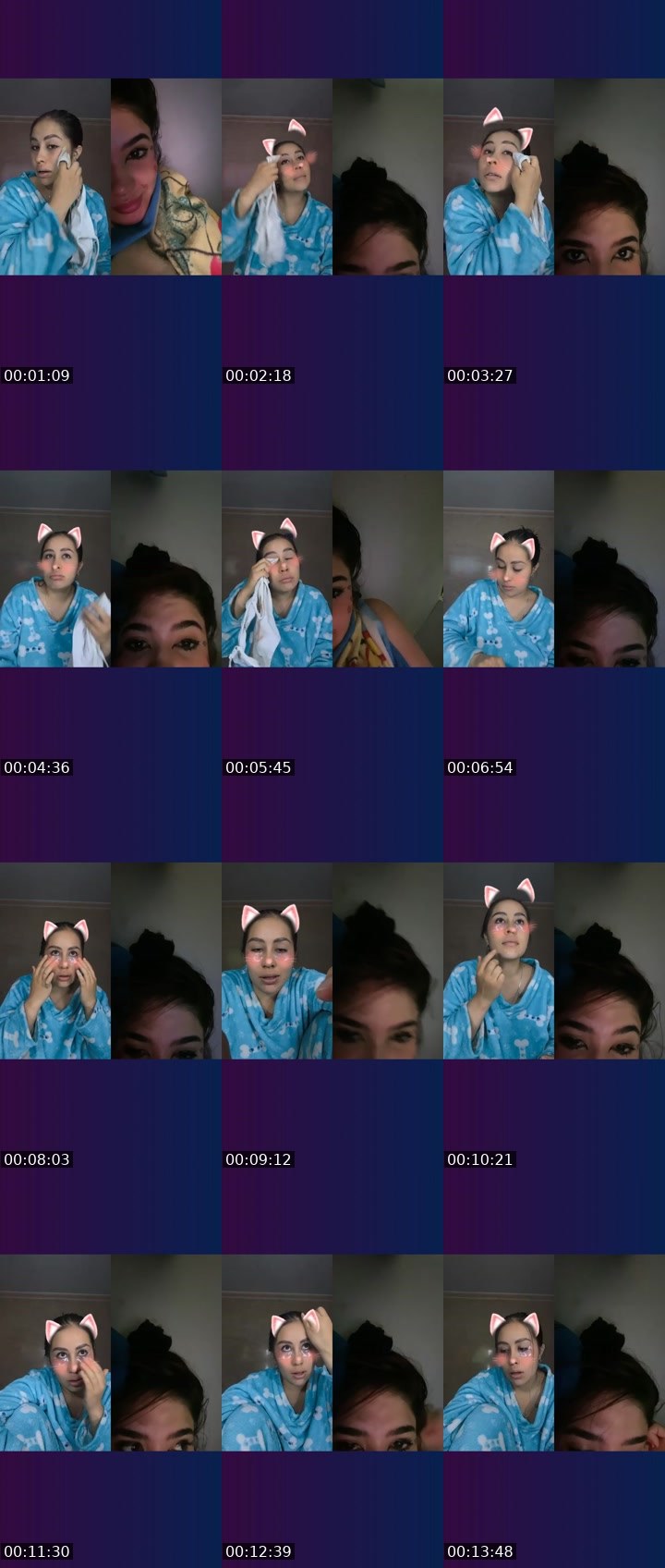 Contact-sheet preview of ❤️ Babe_vale? 75k's Liveme recording