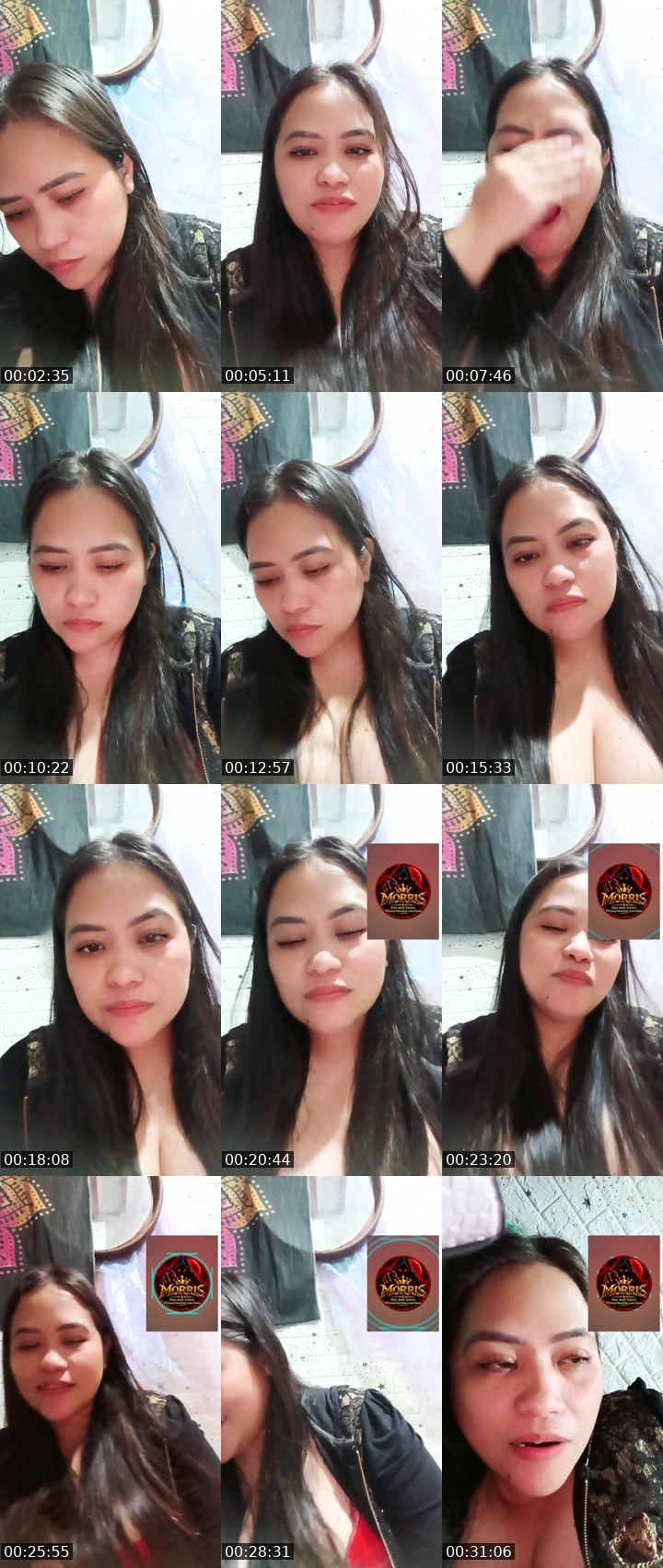 Contact-sheet preview of 🏄Louise🌐👏's Liveme recording