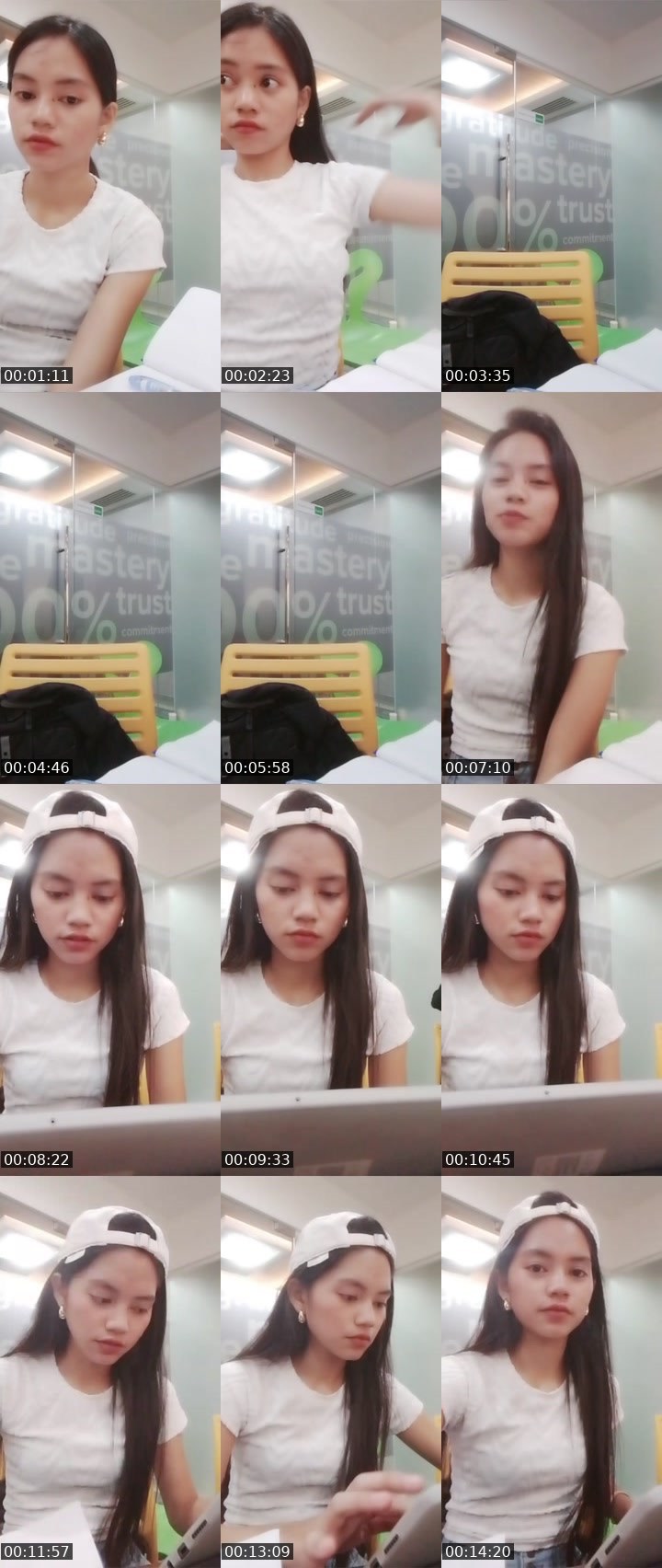 Contact-sheet preview of 7.8k🍃👸Ara🌼's Liveme recording