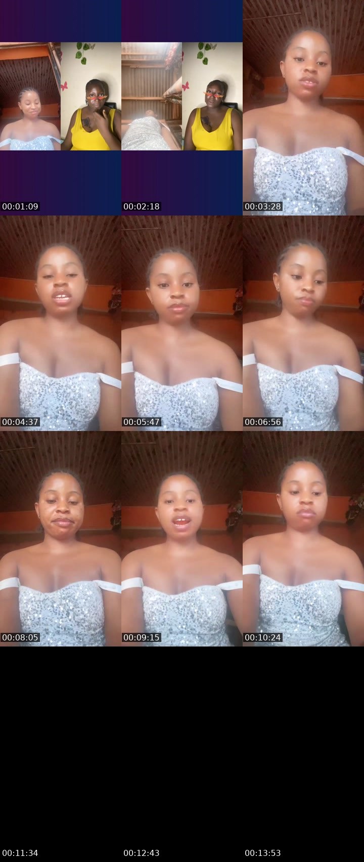 Contact-sheet preview of Pretty Dera 🦋🦋's Liveme recording
