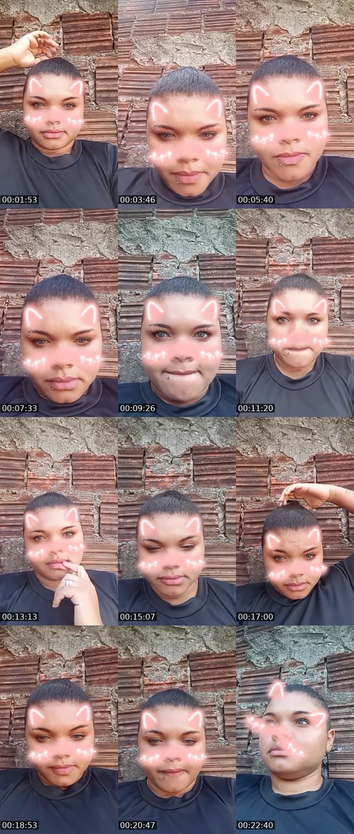 Contact-sheet preview of Maria💞vida's Liveme recording