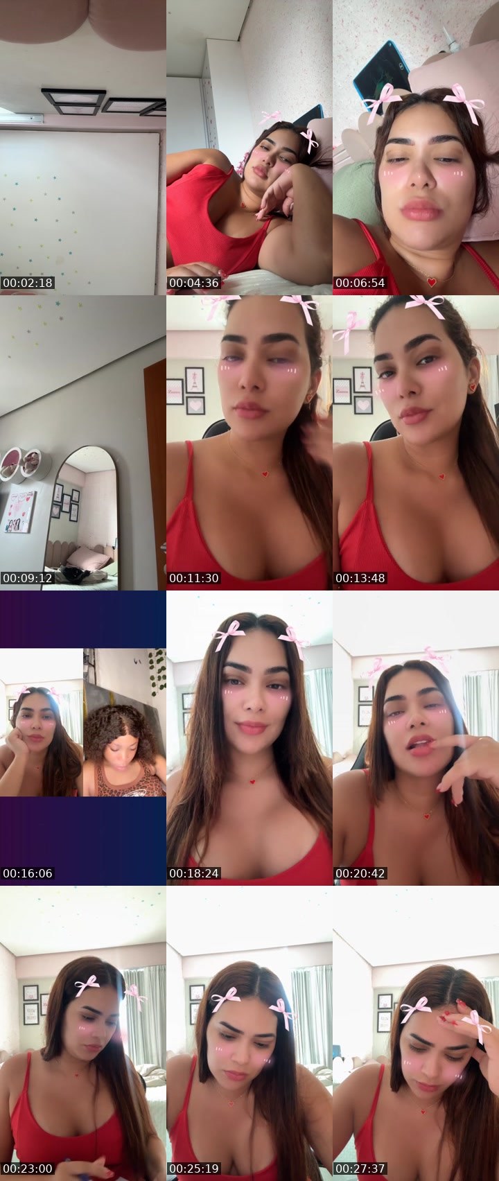 Contact-sheet preview of 🍭Mel🍭 20K's Liveme recording