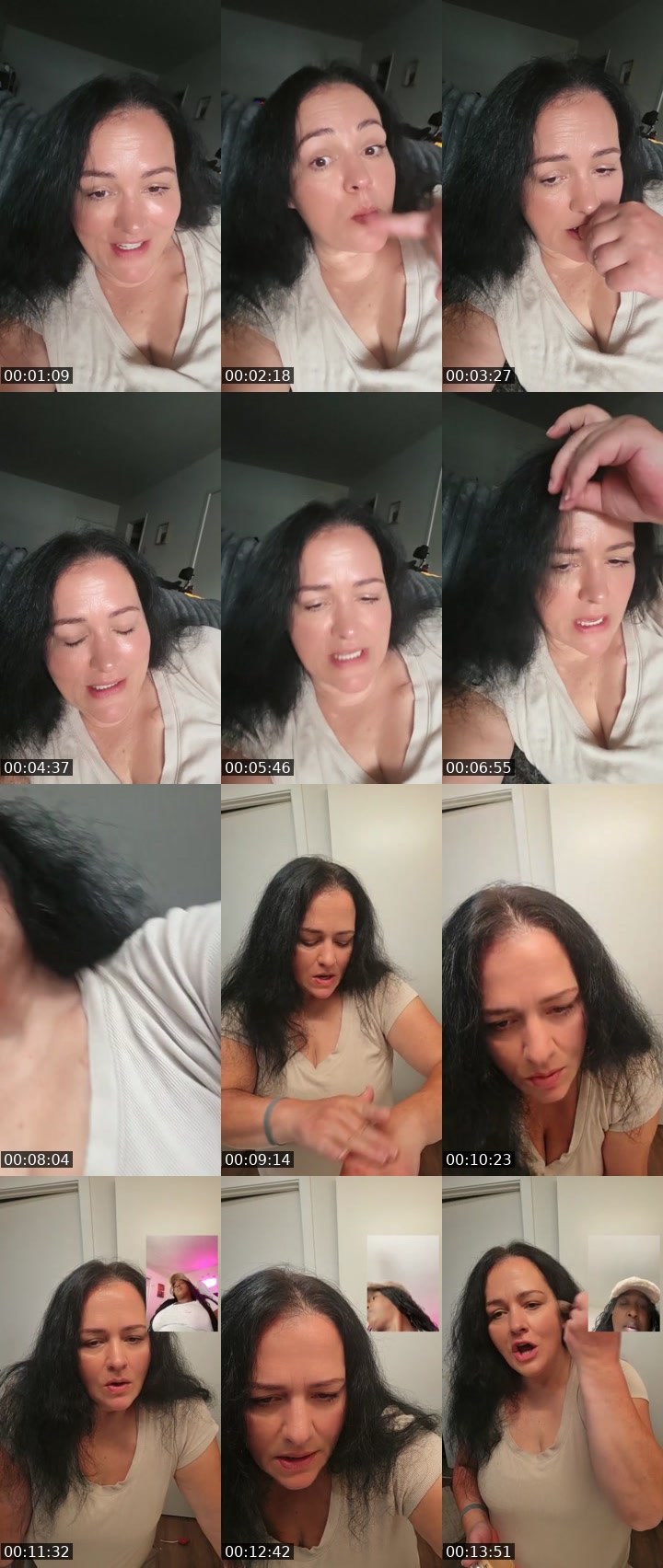 Contact-sheet preview of Dͥaͫ💩Páris ꦋ's Liveme recording