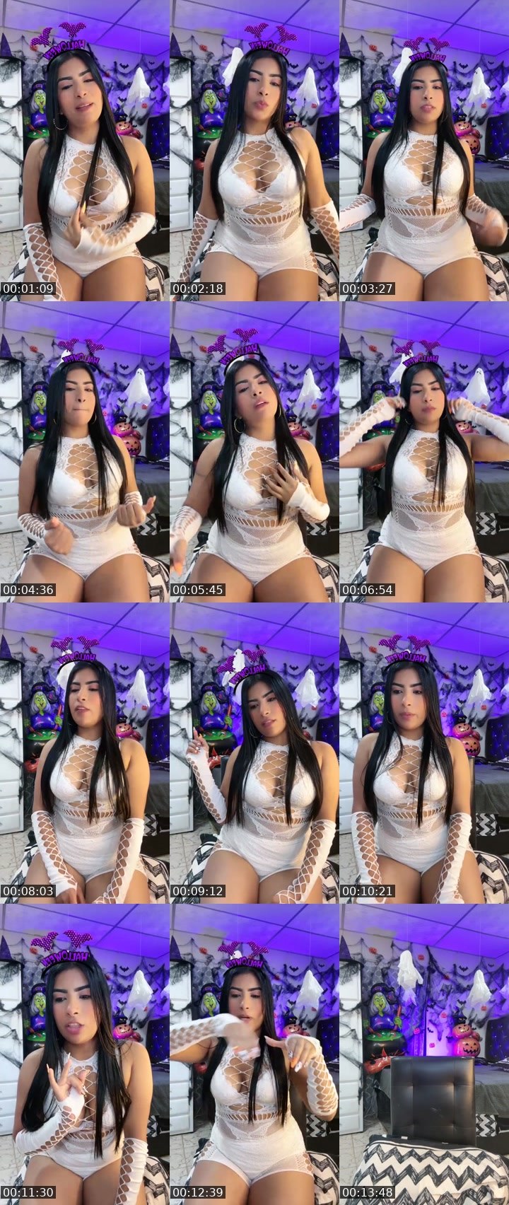 Contact-sheet preview of ☁️Ms. April🔮💯's Liveme recording
