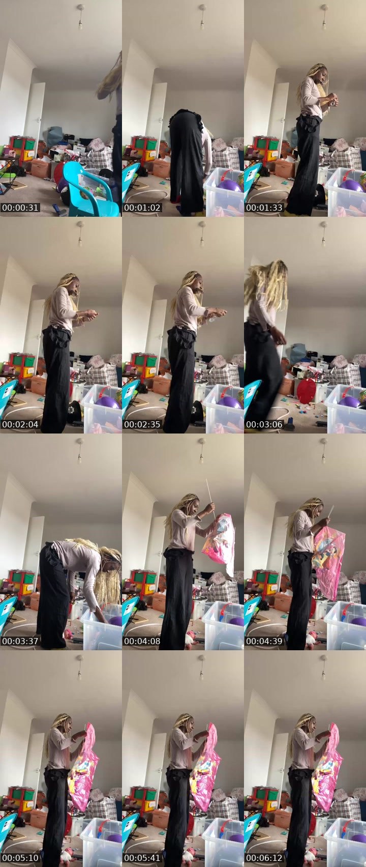 Contact-sheet preview of Theesafariqueenx's Liveme recording