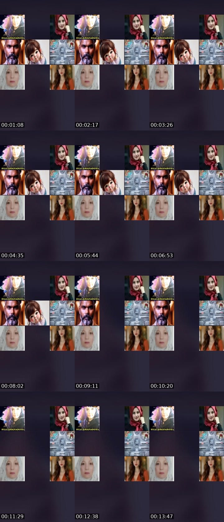 Contact-sheet preview of NiceCanadian's Liveme recording