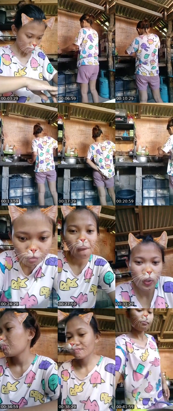 Contact-sheet preview of 👸Averie🦄's Liveme recording
