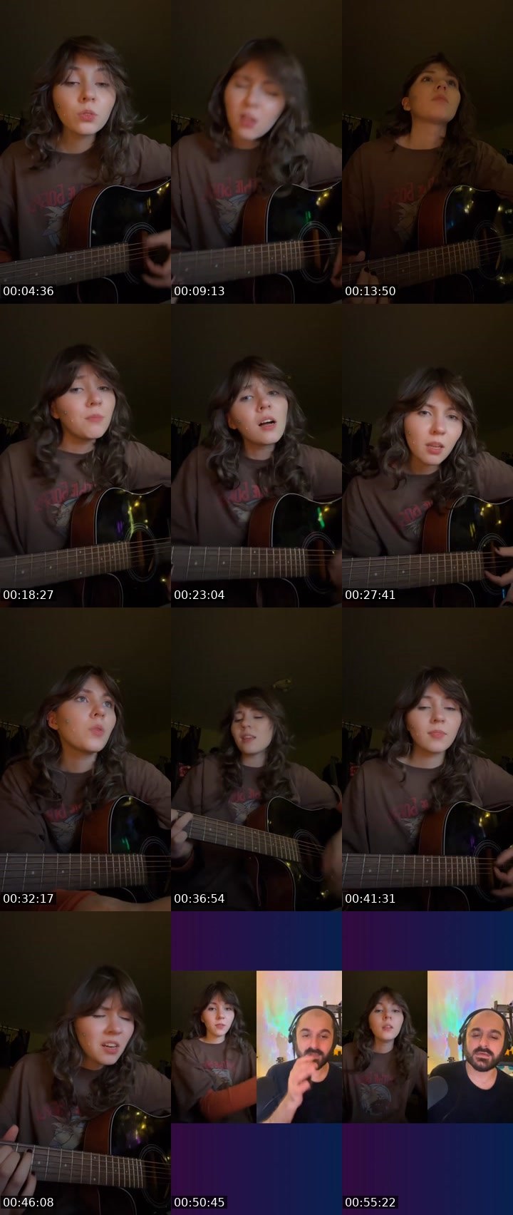 Contact-sheet preview of 👑daria!🦷's Liveme recording