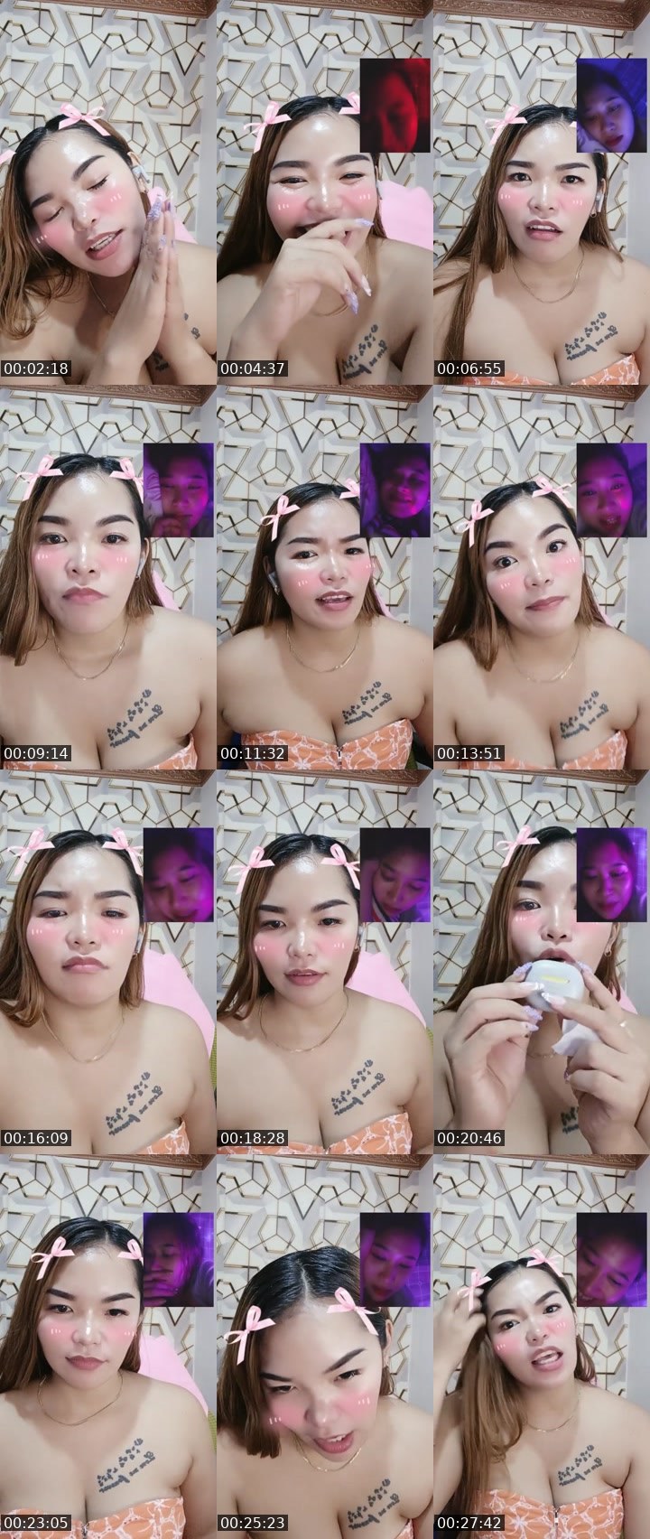 Contact-sheet preview of 🌶19KJULZ28 🍀's Liveme recording