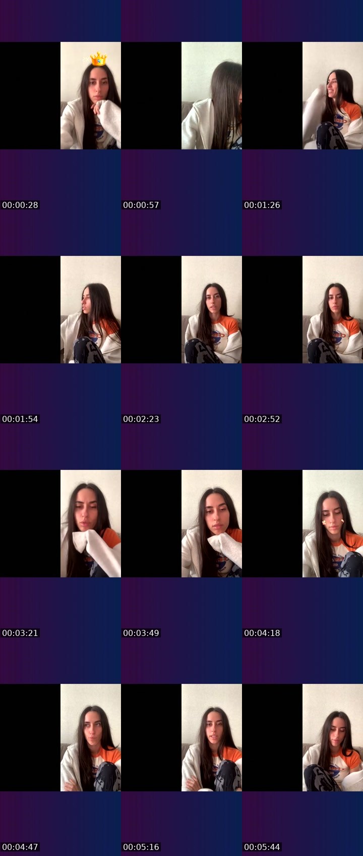 Contact-sheet preview of InsomniA.❤️‍🔥✨'s Liveme recording