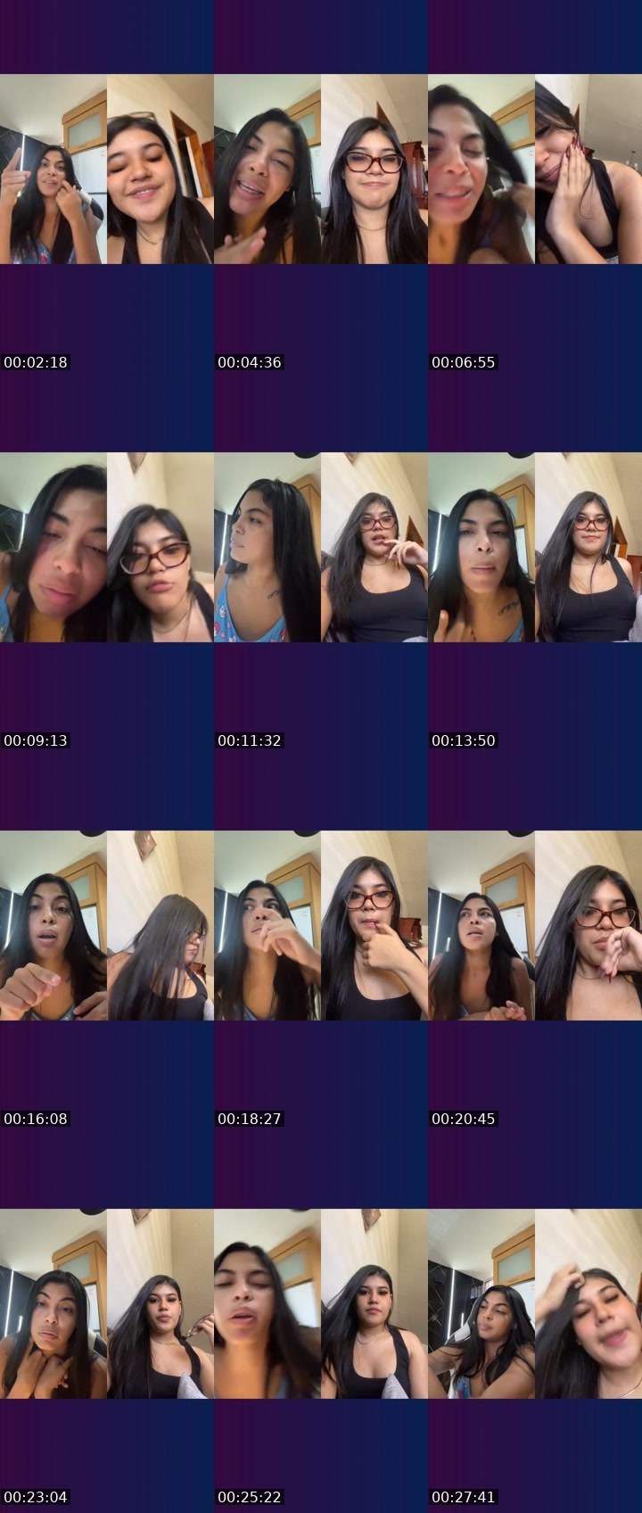 Contact-sheet preview of ✨B@B¥'s Liveme recording