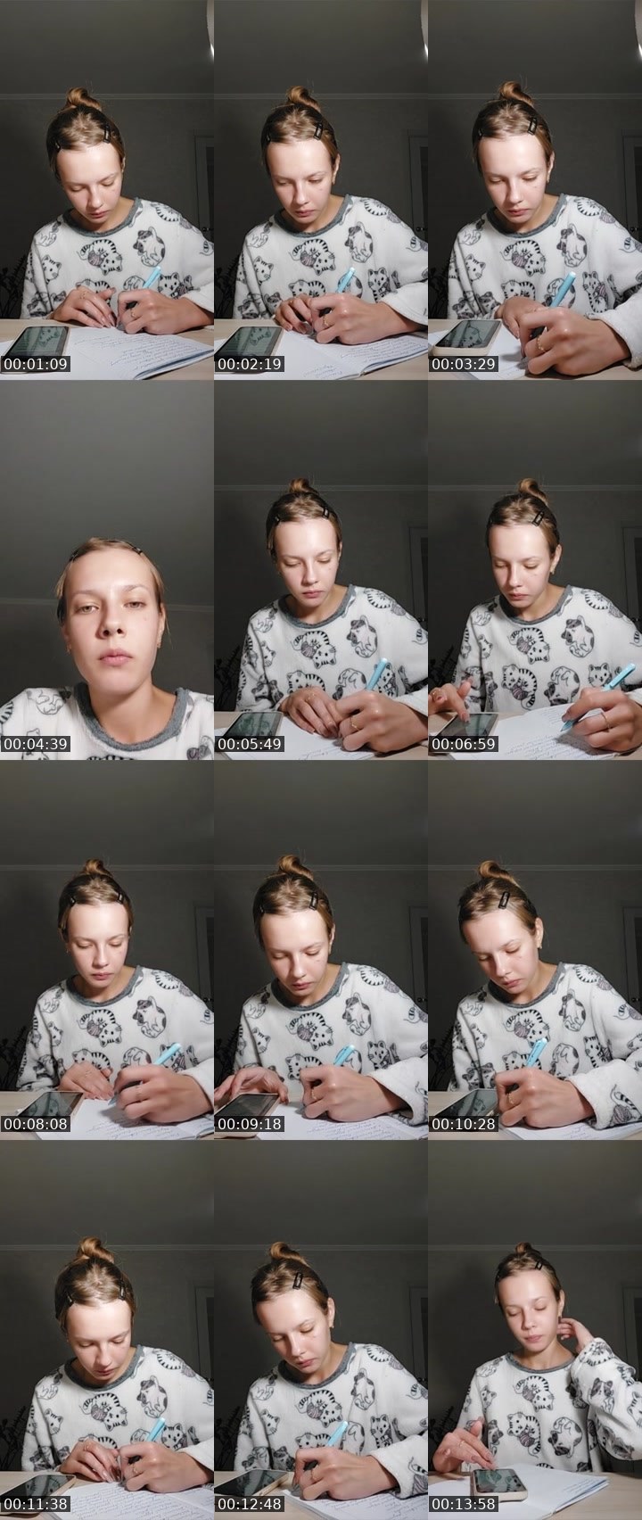 Contact-sheet preview of 10k💎Anastasia.a.'s Liveme recording