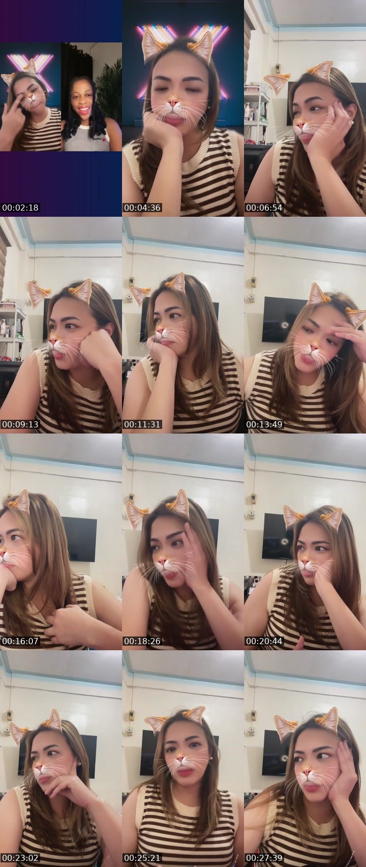 Contact-sheet preview of 🌶️👸🏻Slurphy🫧's Liveme recording