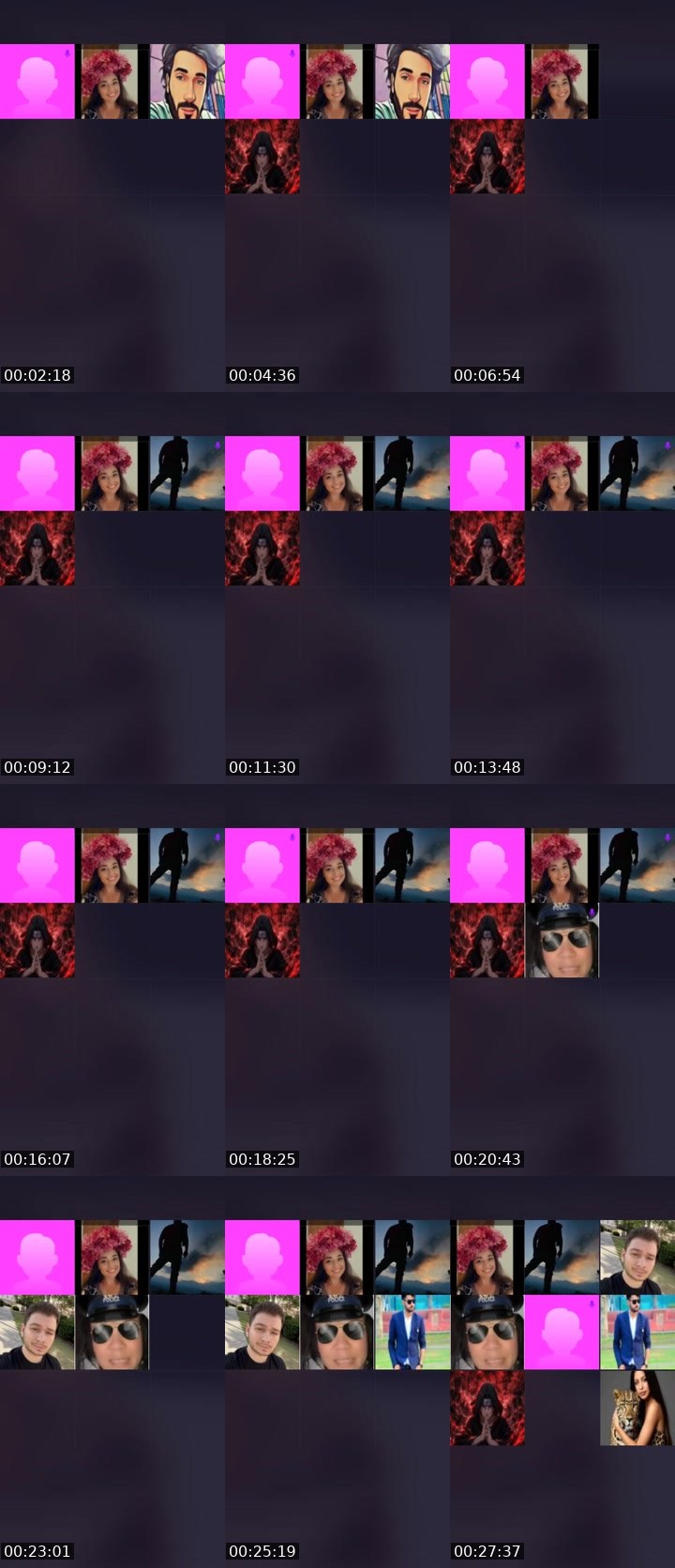 Contact-sheet preview of S҉𝖙𝖆𝖈𝘆🦝's Liveme recording