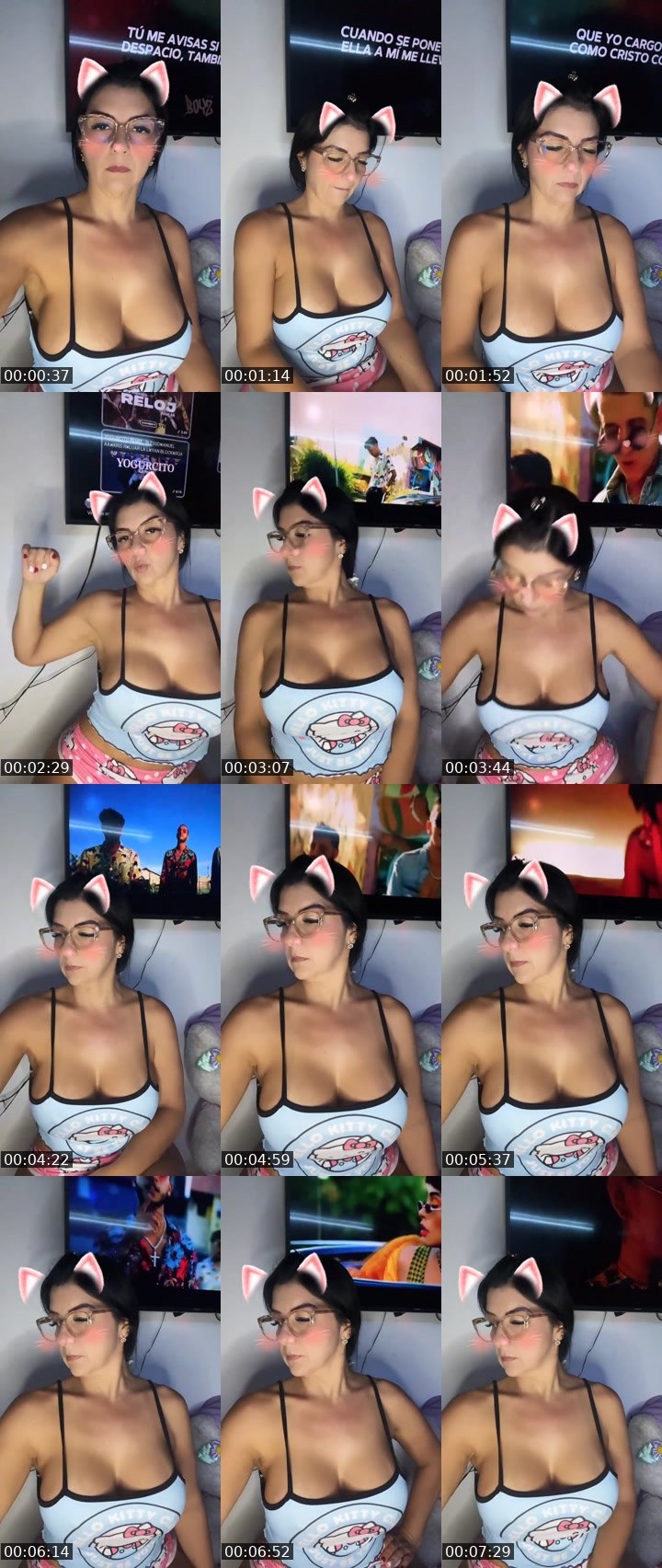 Contact-sheet preview of 👑Natasha 💸🍫💯🇨🇴's Liveme recording