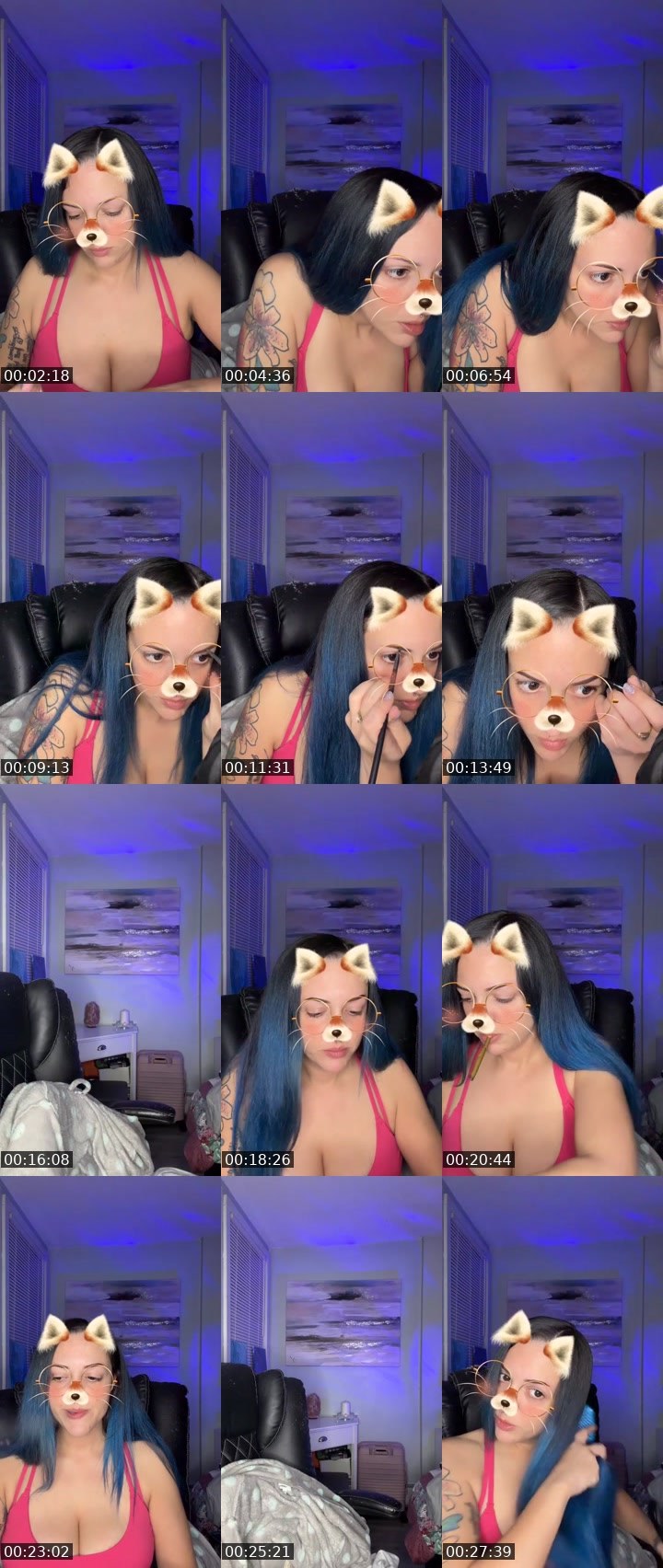 Contact-sheet preview of 😈 KRIS 😈's Liveme recording