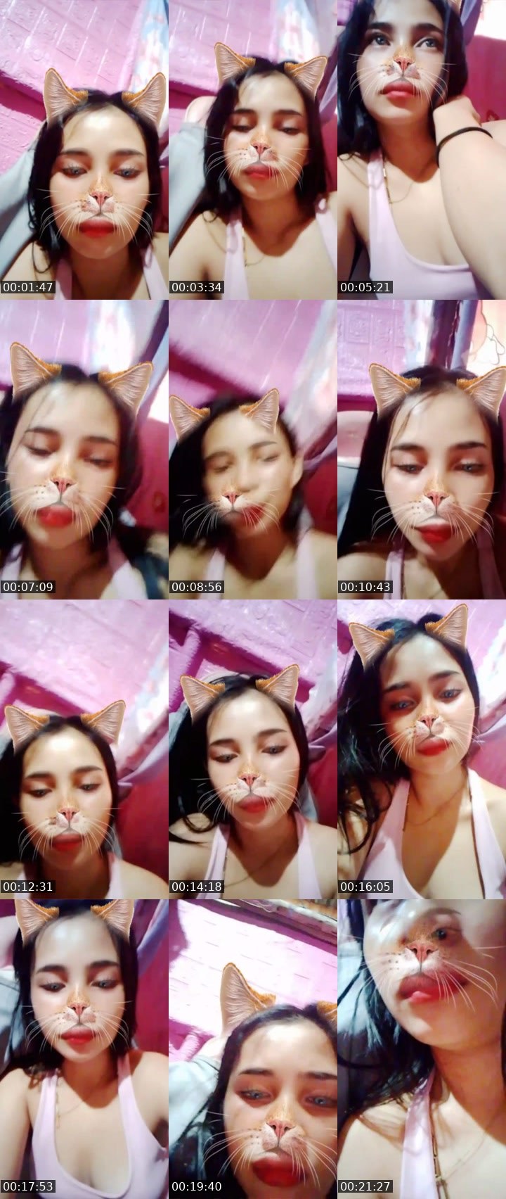 Contact-sheet preview of 2k👸Jess🦄's Liveme recording