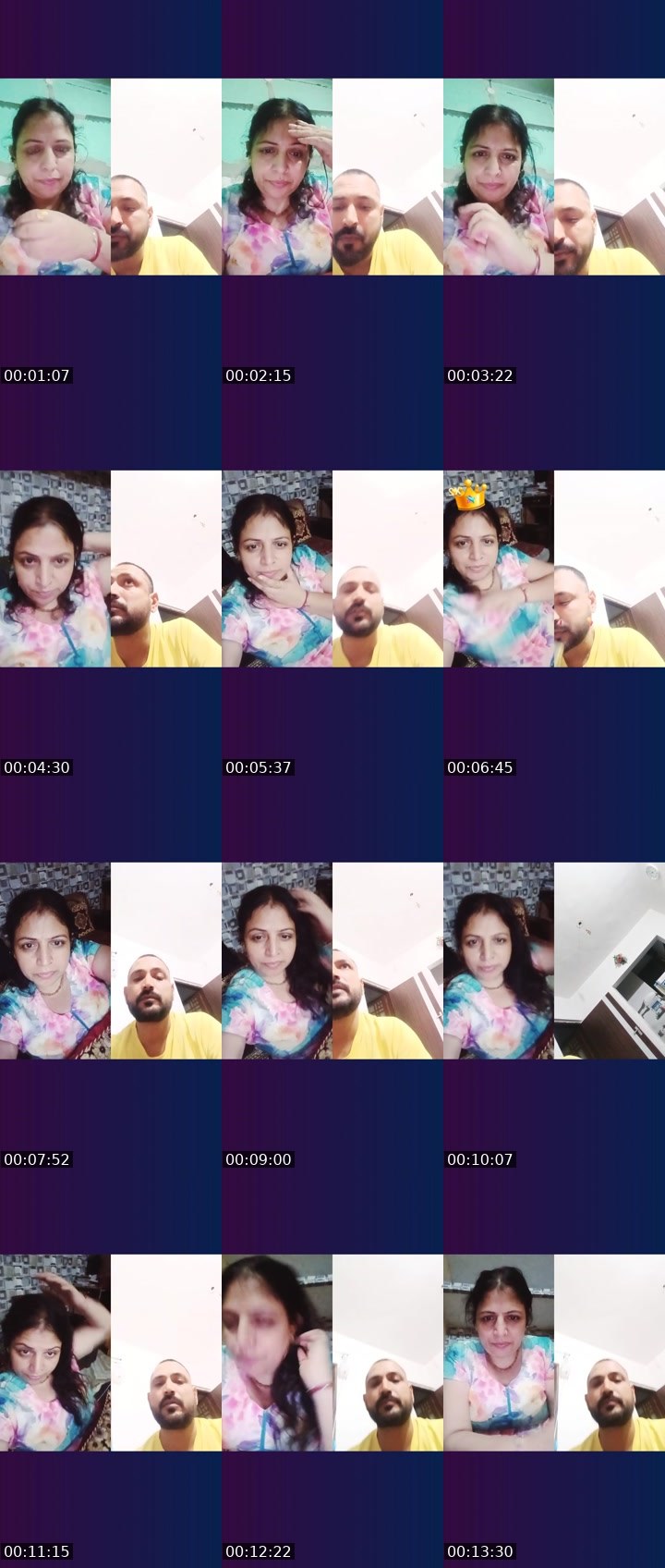 Contact-sheet preview of Rani minhas's Liveme recording