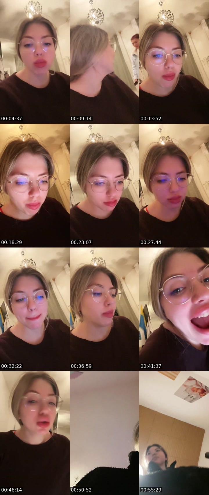 Contact-sheet preview of 𝓜iss 𝓕ebruary🌬️🍂's Liveme recording