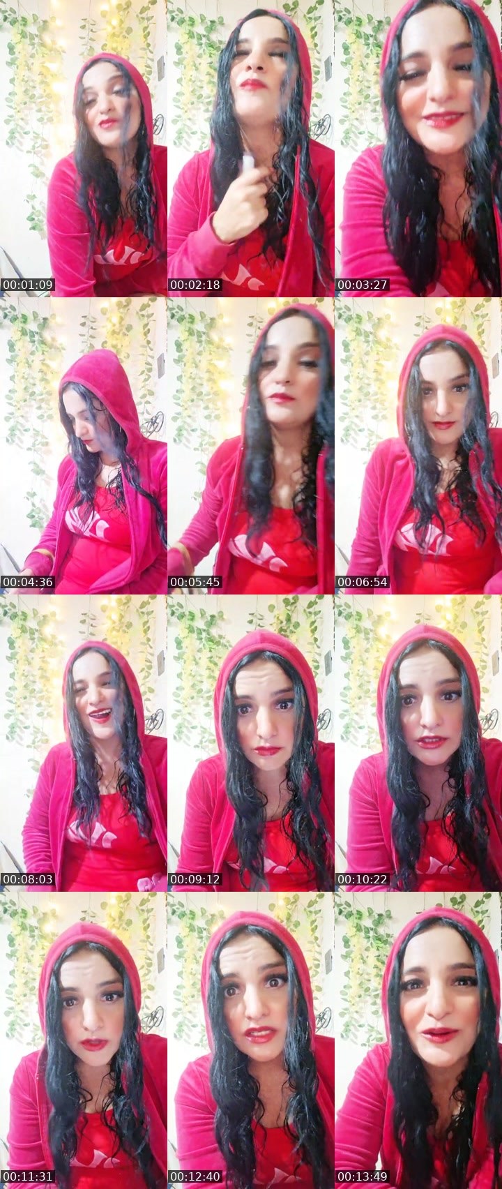 Contact-sheet preview of NiNa🍸's Liveme recording