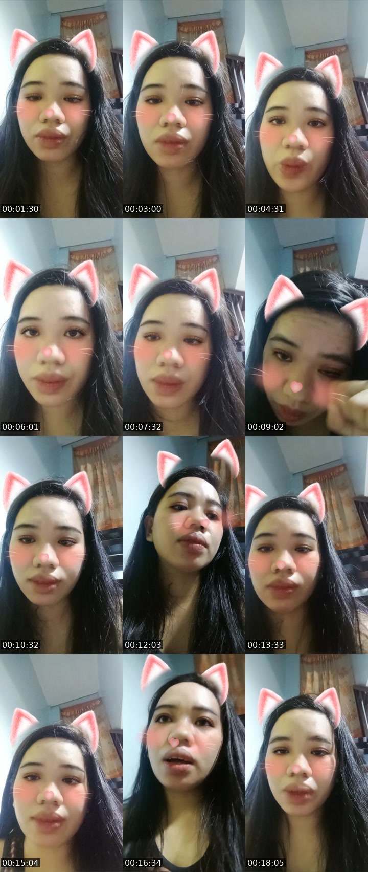 Contact-sheet preview of rose jn's Liveme recording
