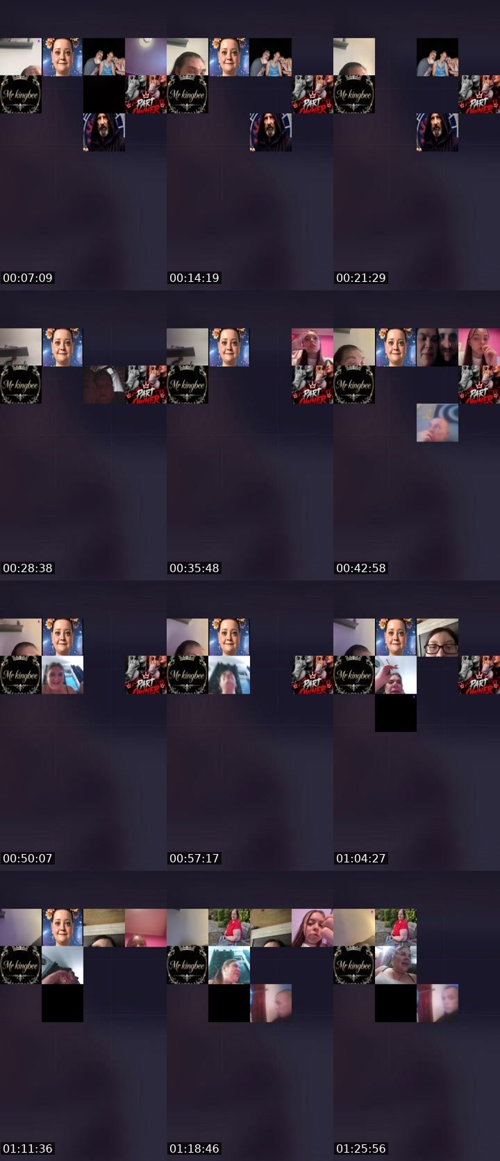 Contact-sheet preview of 💯NR💯Queenbee2.0's Liveme recording