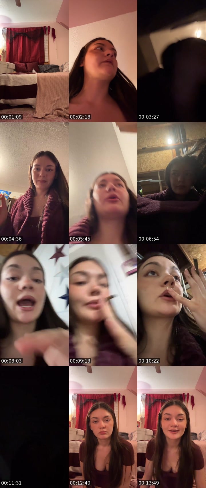 Contact-sheet preview of May Ivana's Liveme recording