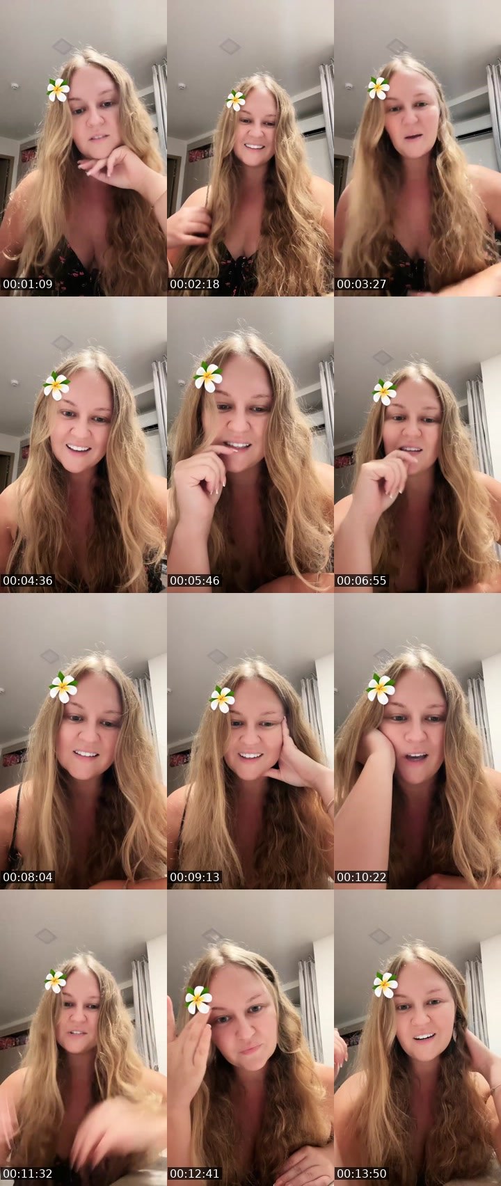 Contact-sheet preview of Lucky_Lina's Liveme recording
