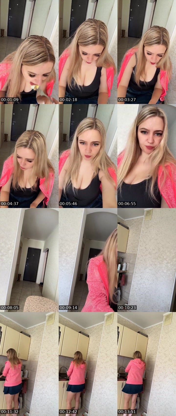 Contact-sheet preview of 12K💎Teacher Natalia's Liveme recording