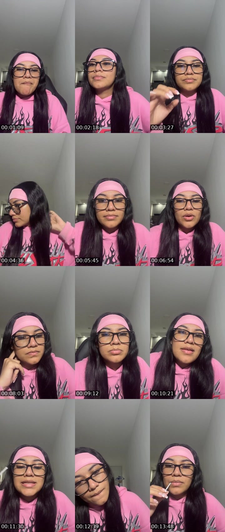 Contact-sheet preview of jlo_pg's Liveme recording