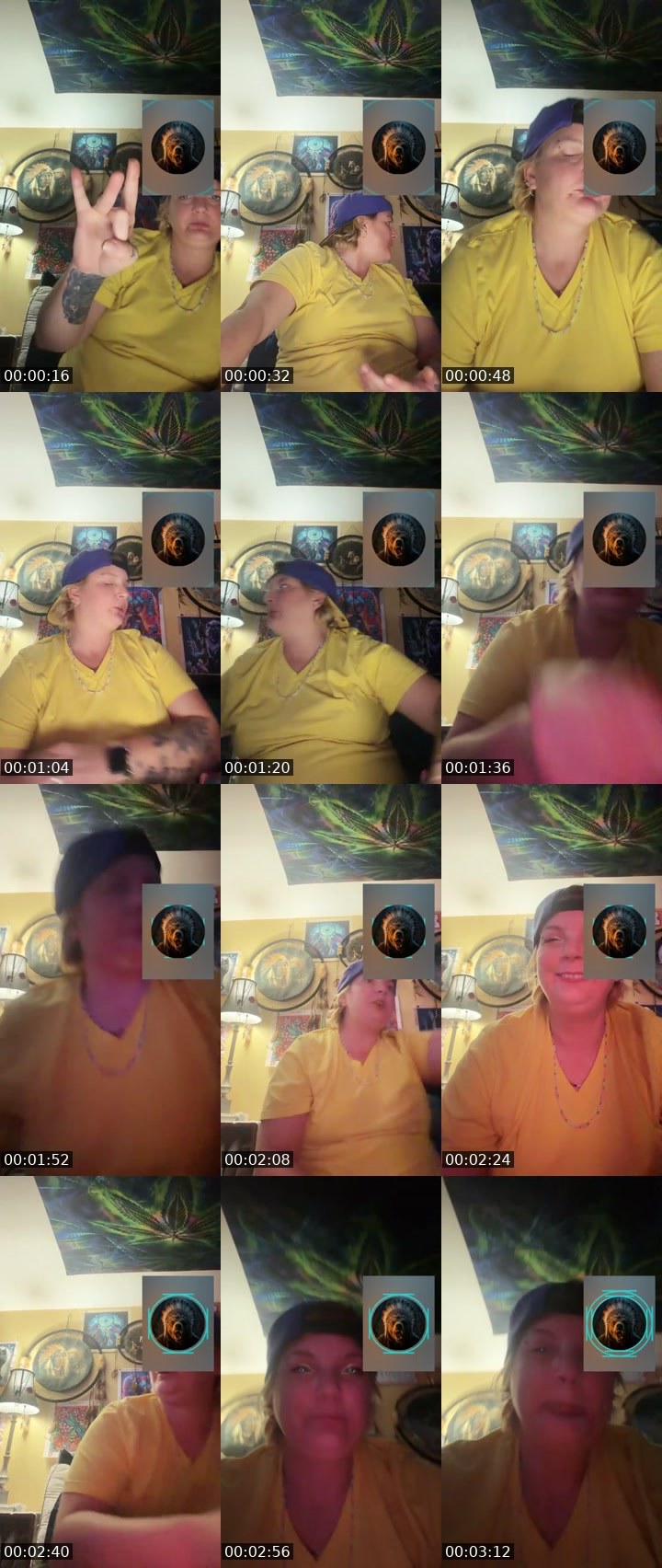 Contact-sheet preview of 🧩⃤ɱ ʝ❌⭕️b̶un̶n̶y̶🐇's Liveme recording