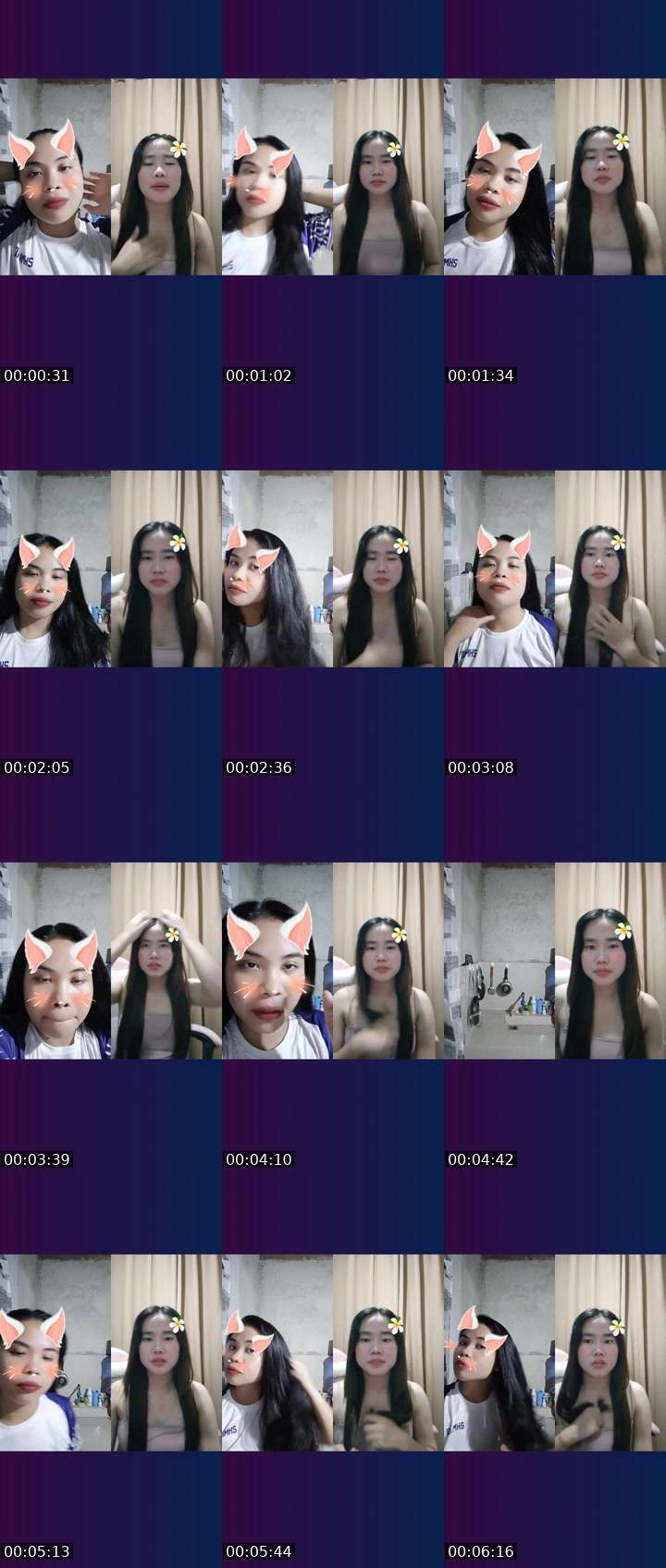 Contact-sheet preview of 💸$ᴵᴬ💎Ann🌷's Liveme recording