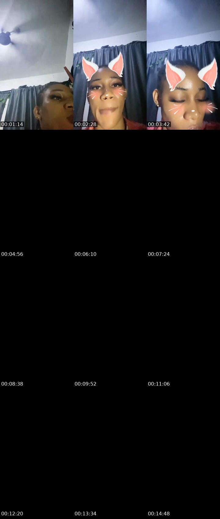 Contact-sheet preview of 4k Eliana 01🦍's Liveme recording