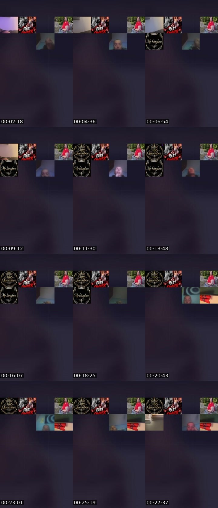 Contact-sheet preview of 💯NR💯Queenbee2.0's Liveme recording