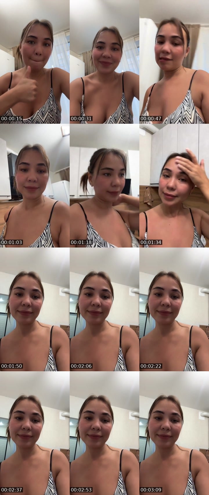 Contact-sheet preview of Liana love's Liveme recording