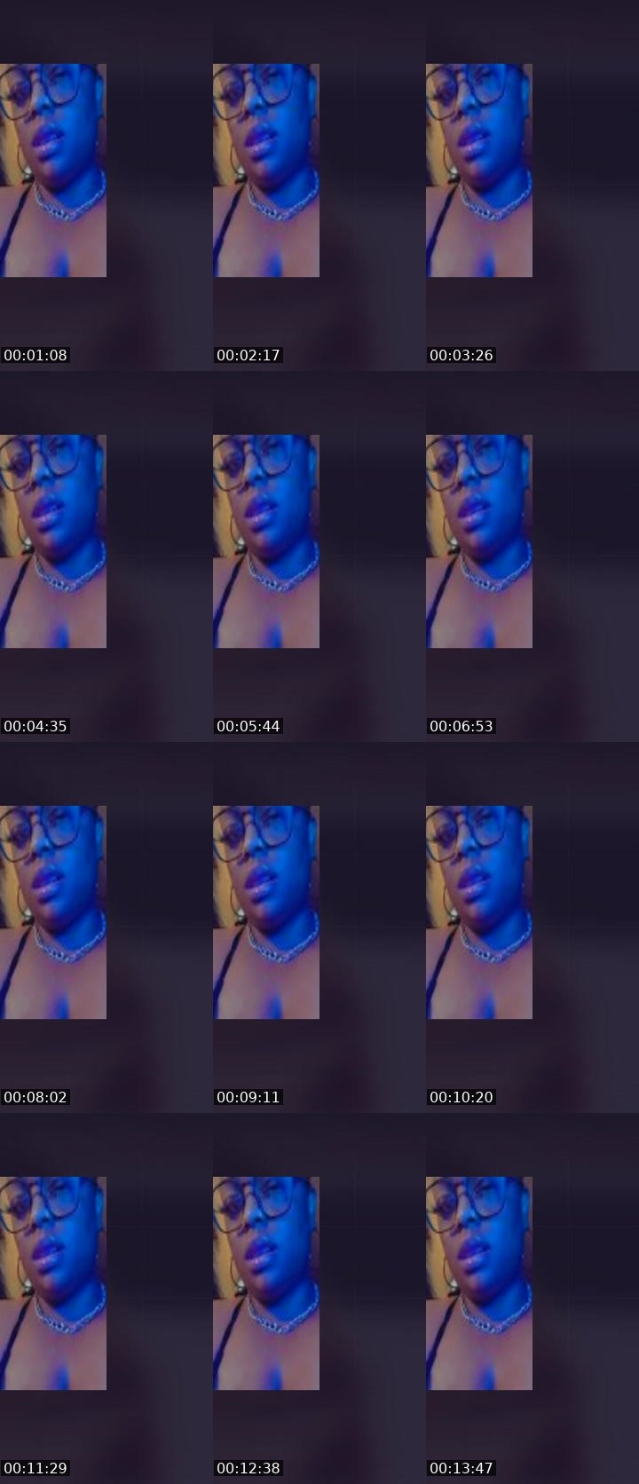 Contact-sheet preview of DR.JU's Liveme recording